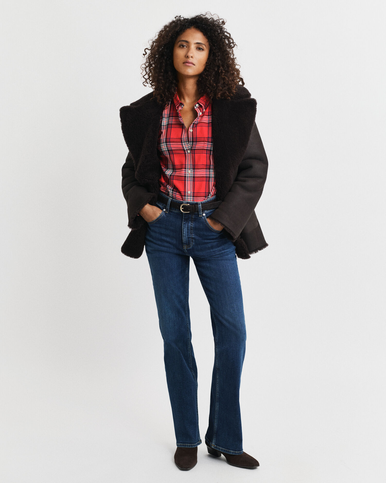 Camicia in flanella a quadri relaxed fit