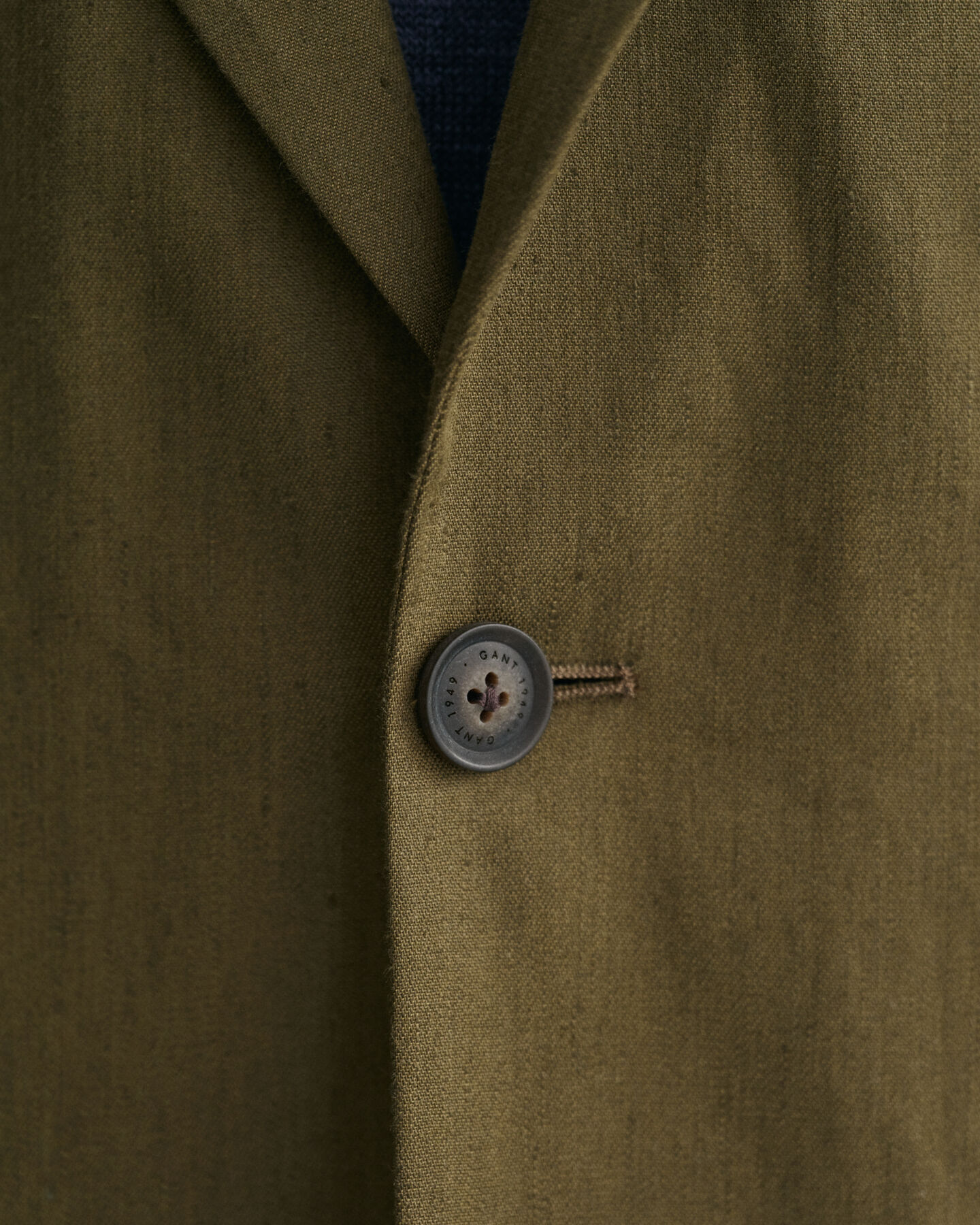 Blazer da abito in misto lino-cotone