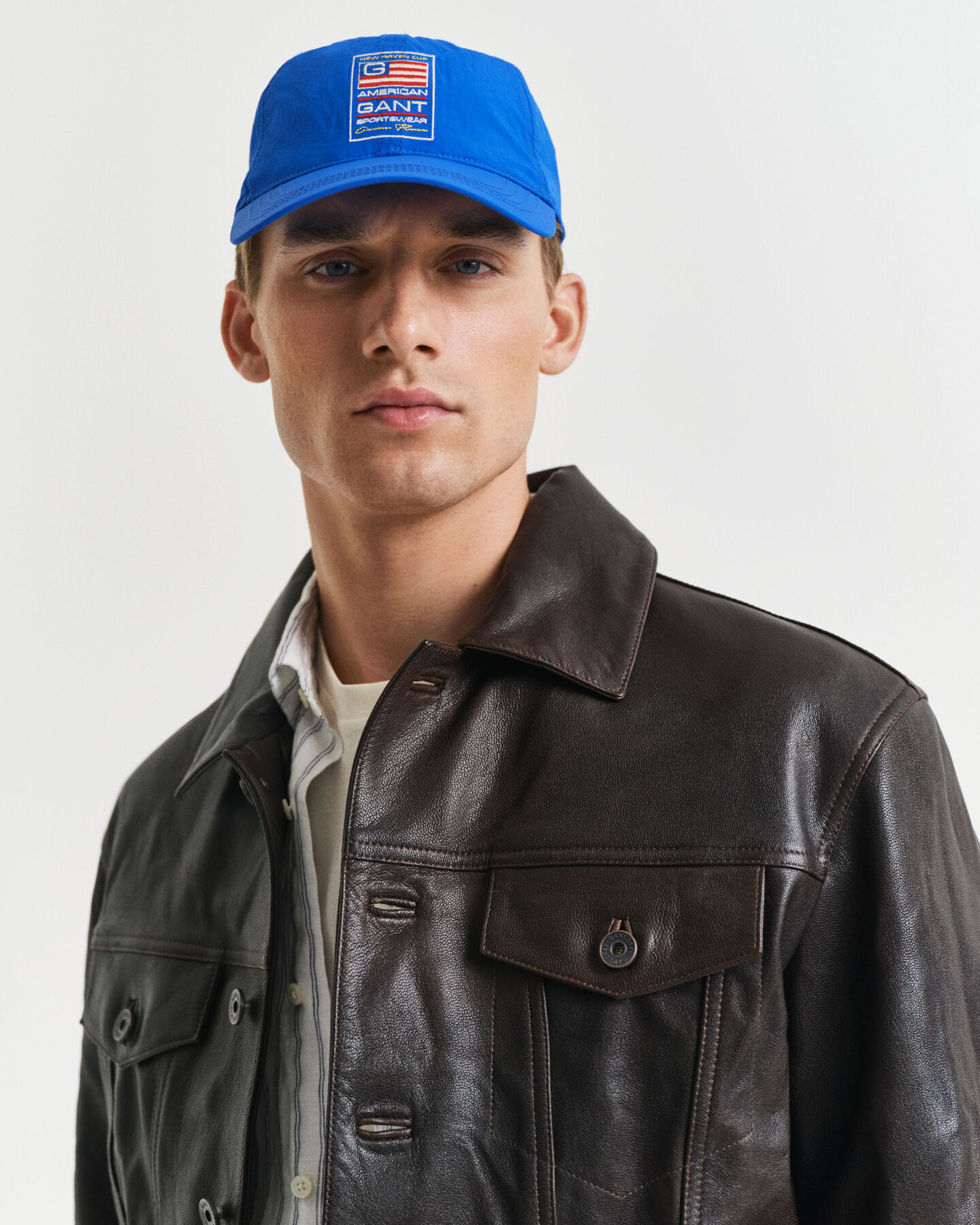 Giacca Trucker in pelle