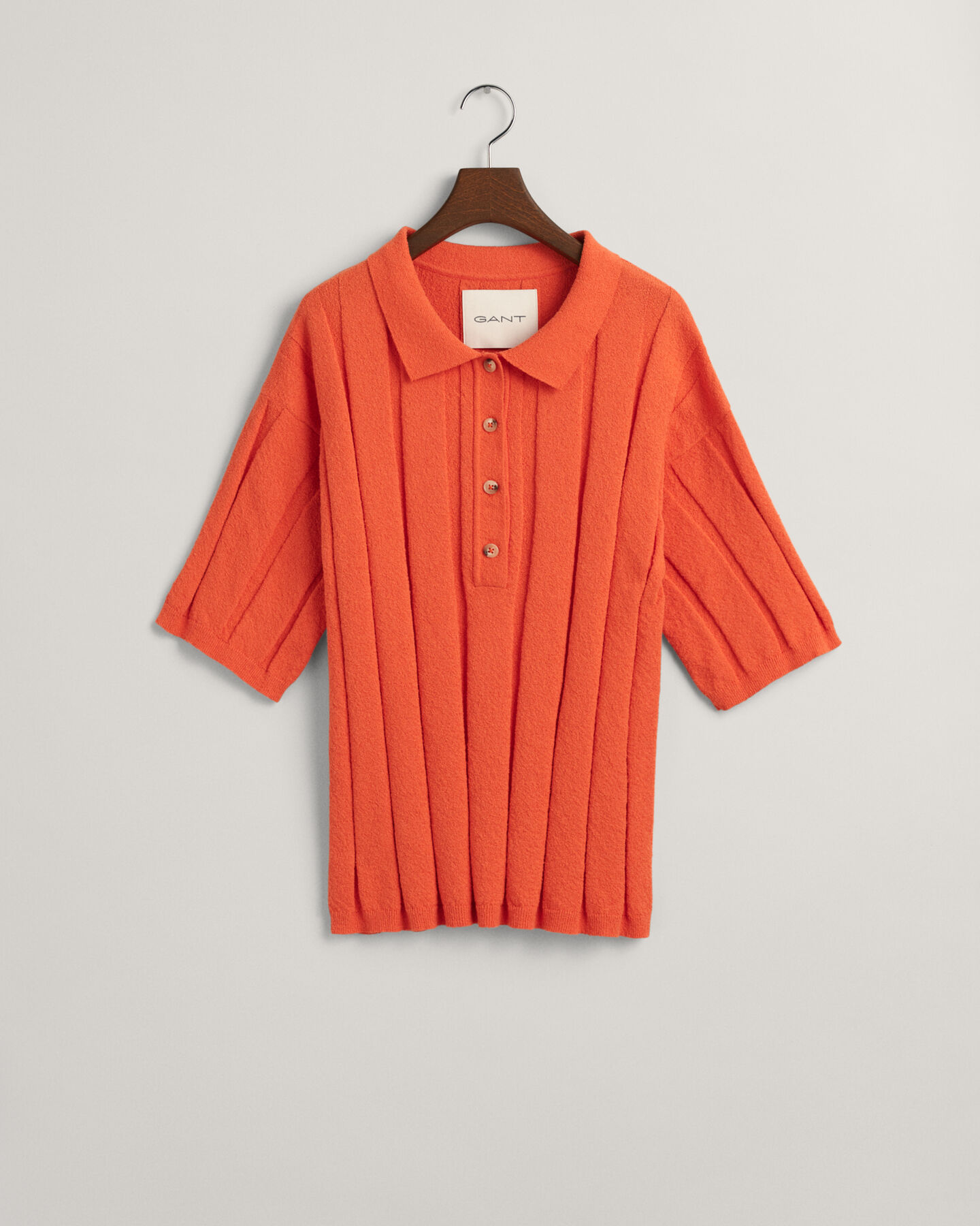 Maglia a polo Terry Cloth a coste