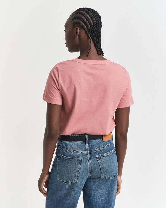 T-shirt Shield con scollo a V