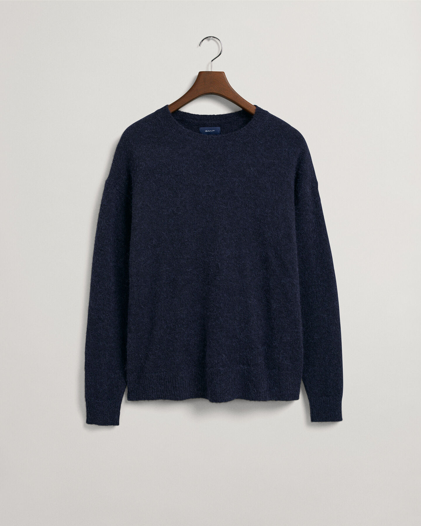 Maglia girocollo in misto lana d&rsquo;alpaca