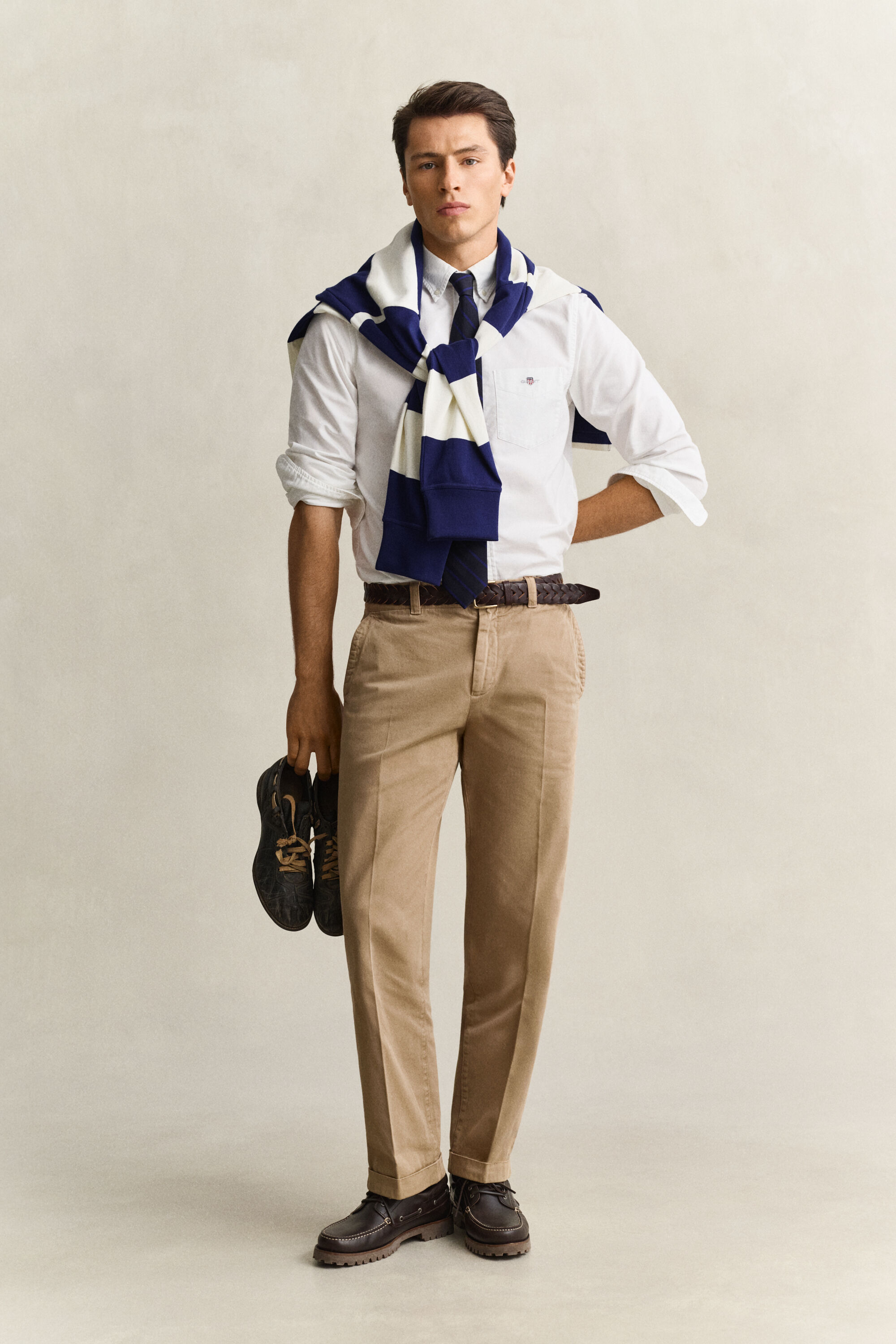 Pantaloni chino in twill di cotone Gant x Yale