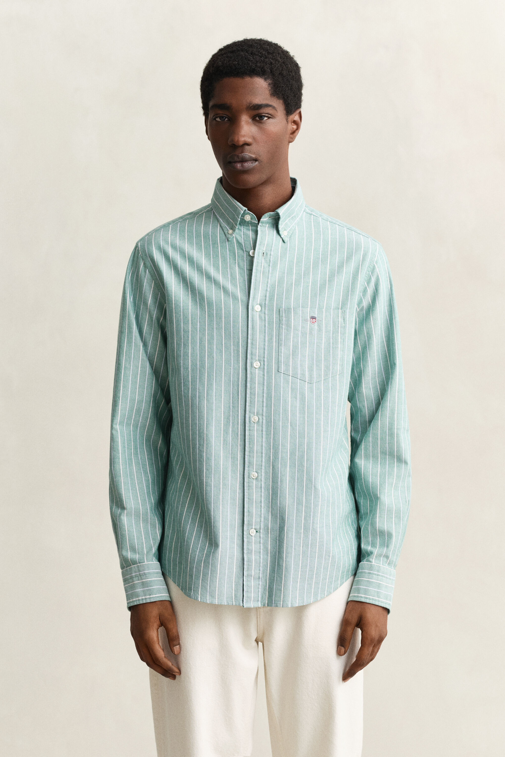 Camicia Oxford classica a righe