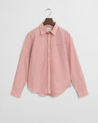 Camicia classica in popeline a righe regular fit