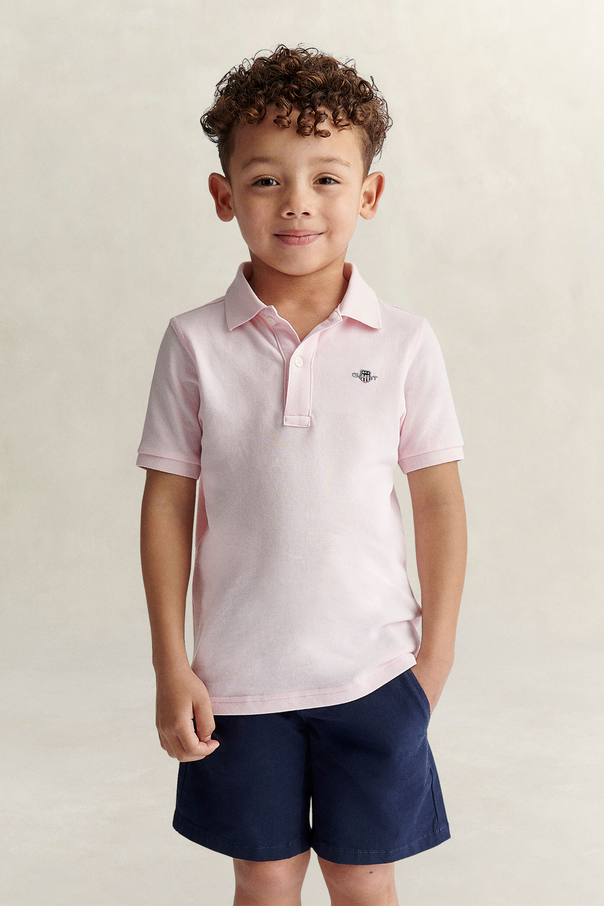 Polo Shield in piqué Kids