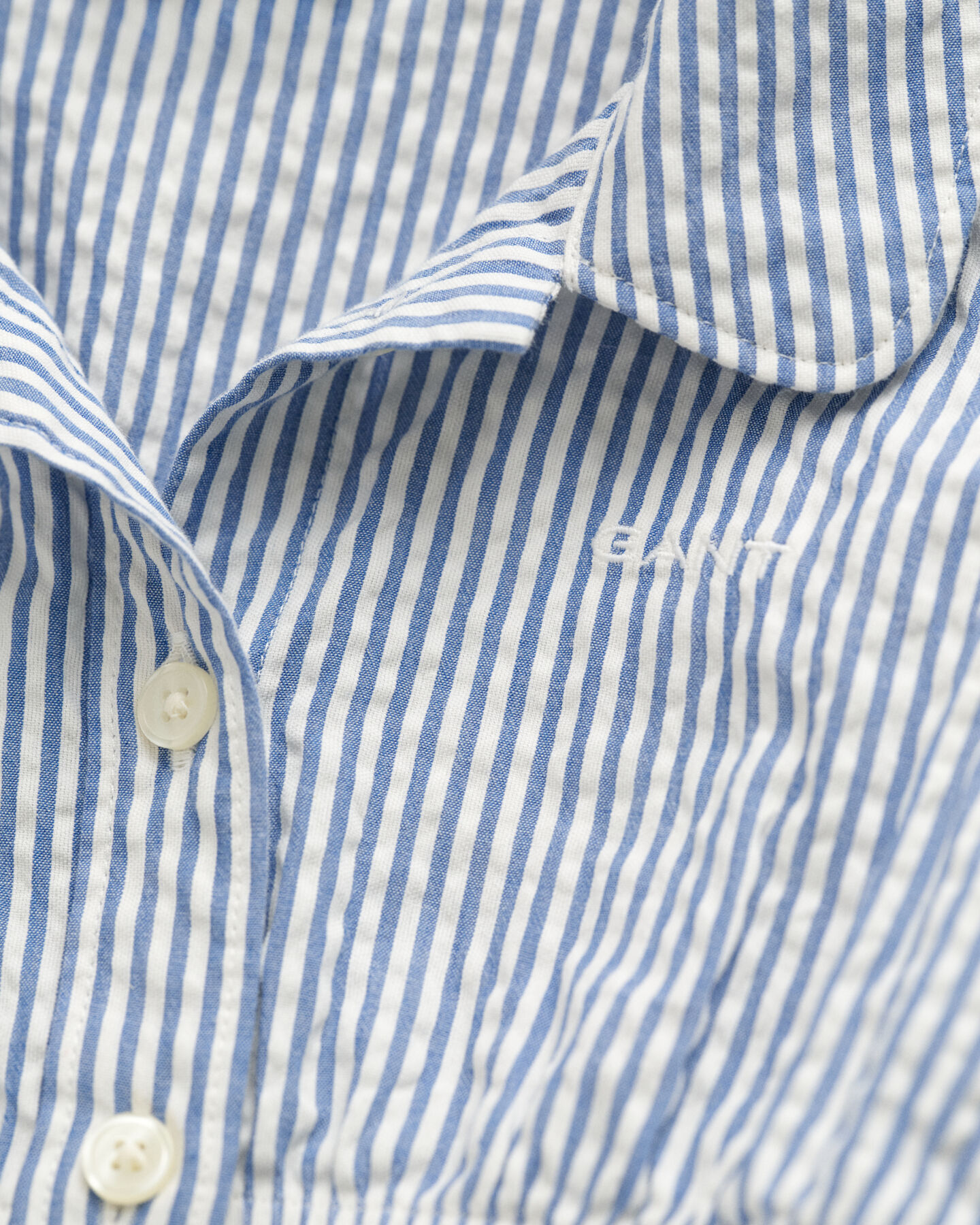 Abito seersucker a righe Baby Girl