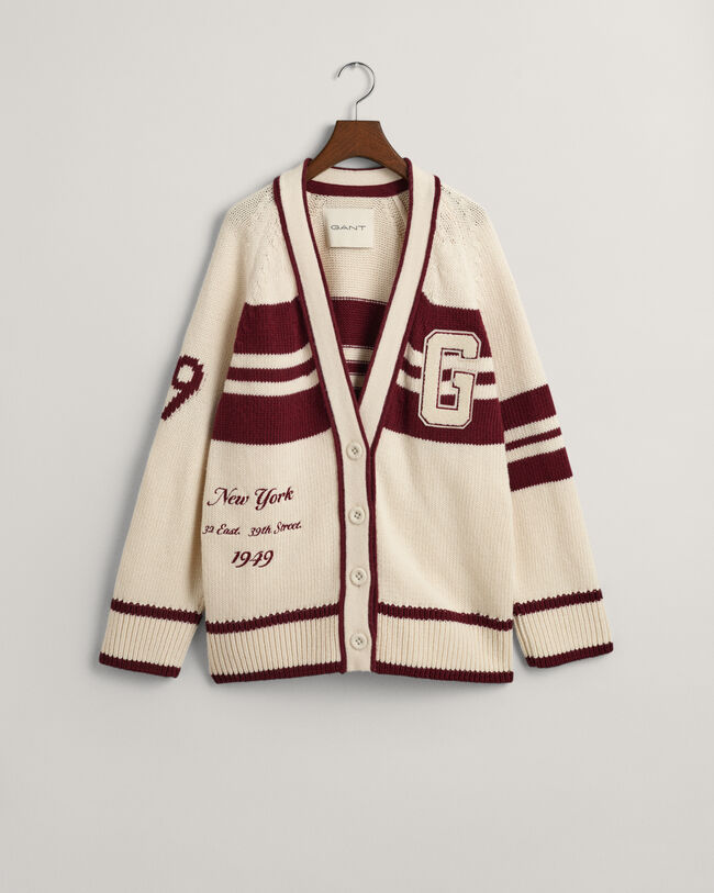 Cardigan GANT Varsity con scollo a V