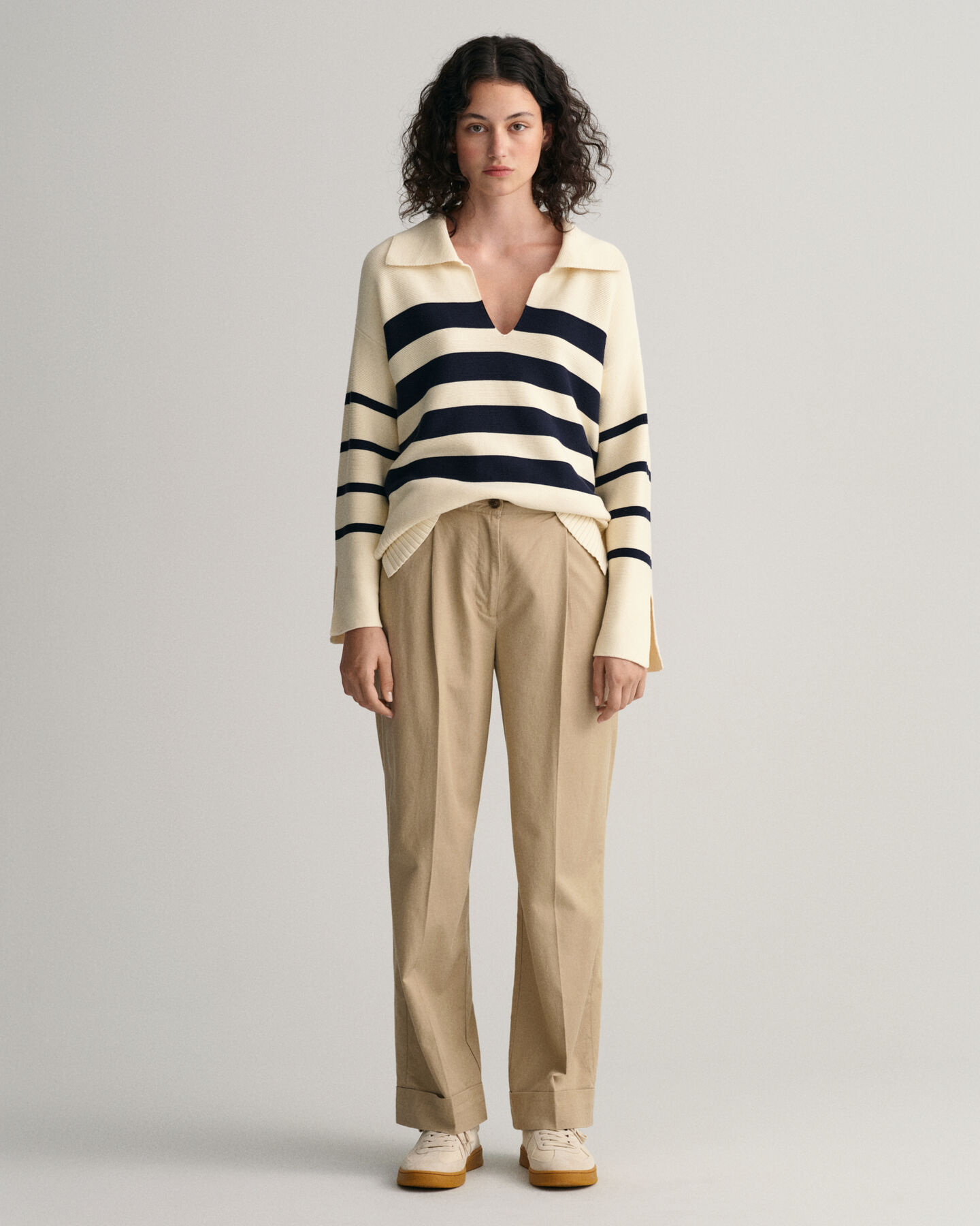 Pantaloni chino Turn-Up relaxed fit