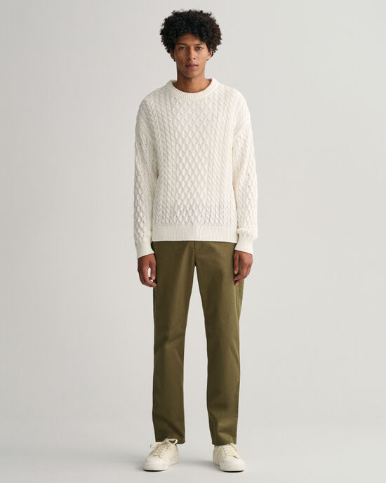 Pantaloni chino Allister in twill regular fit