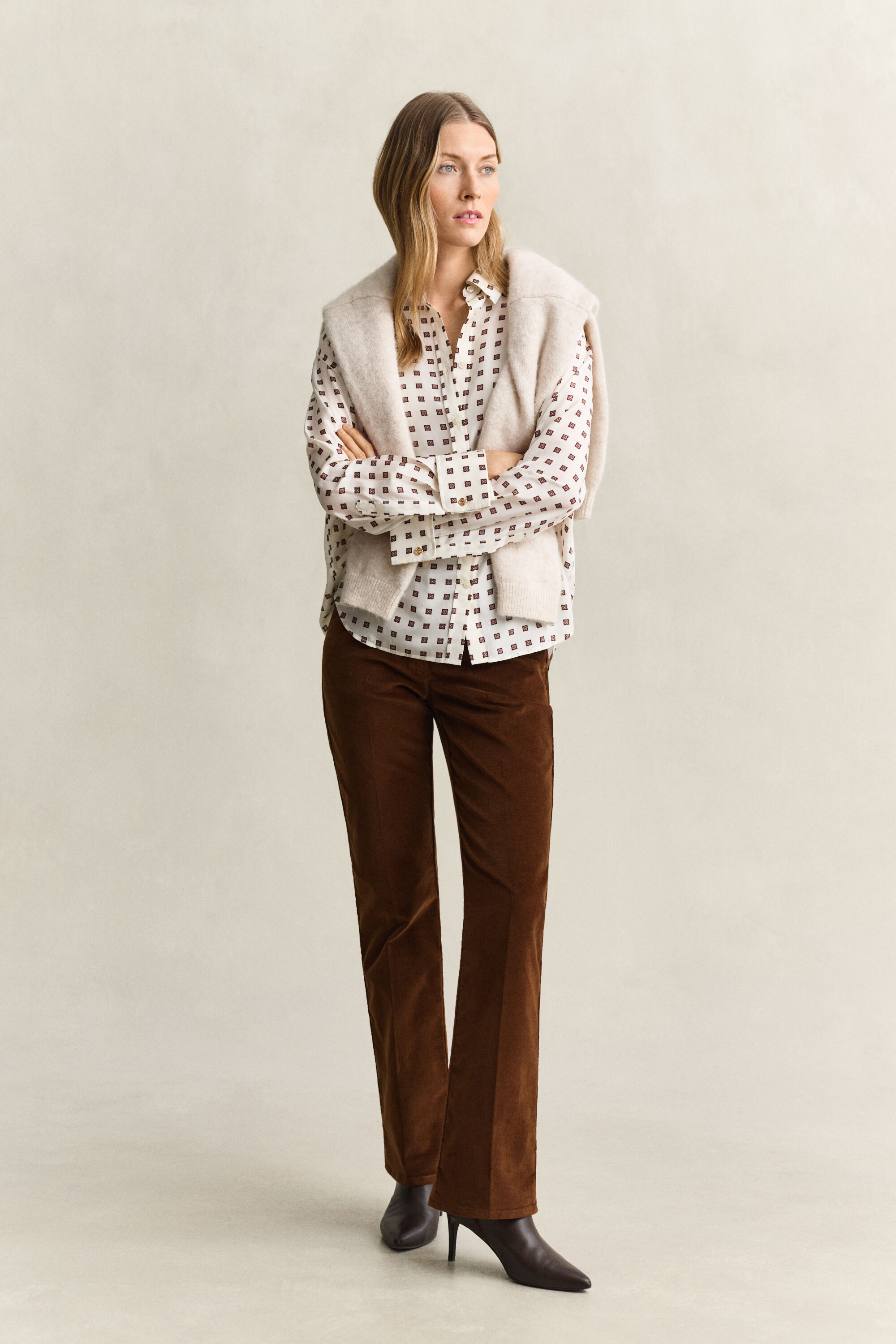 Blusa in seta habotai