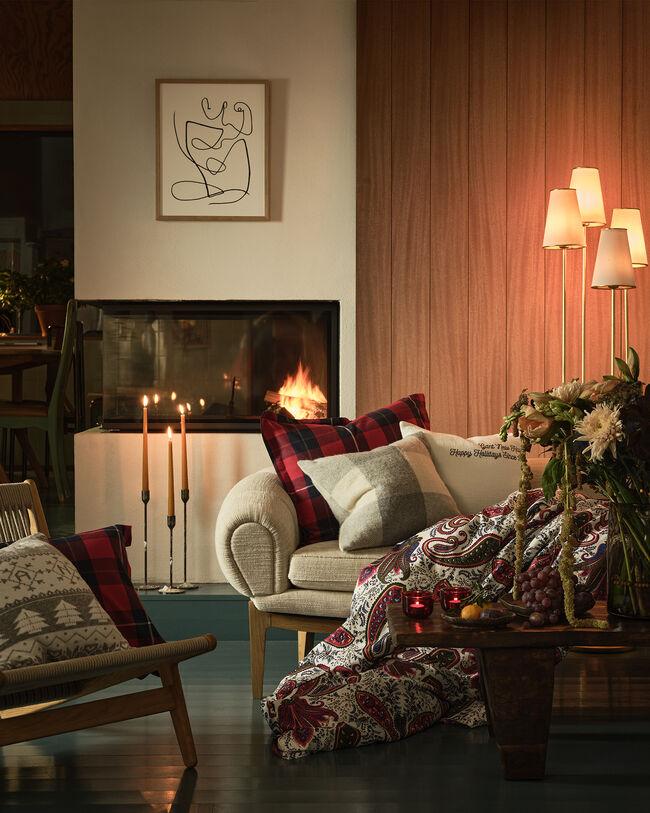 Copricuscino a quadri