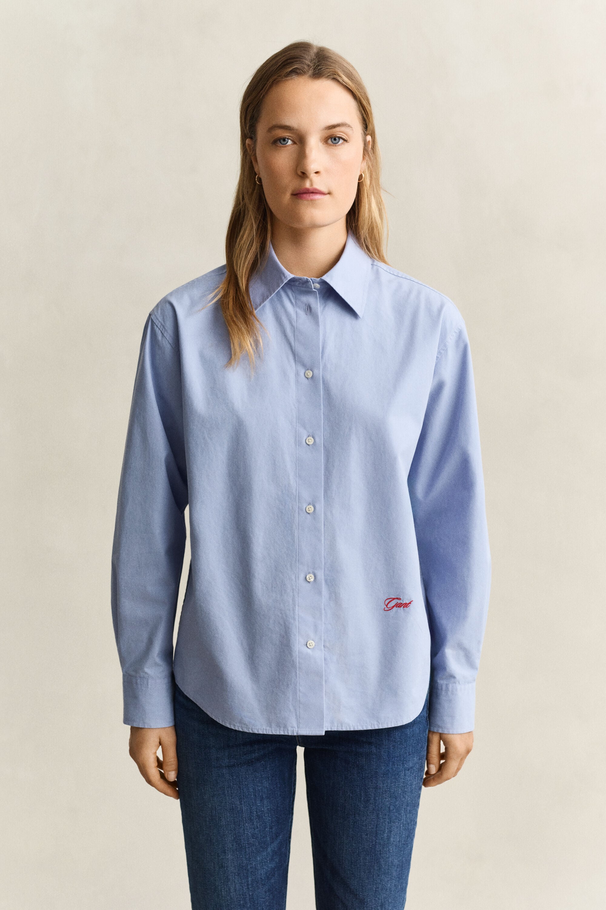Camicia in popeline relaxed