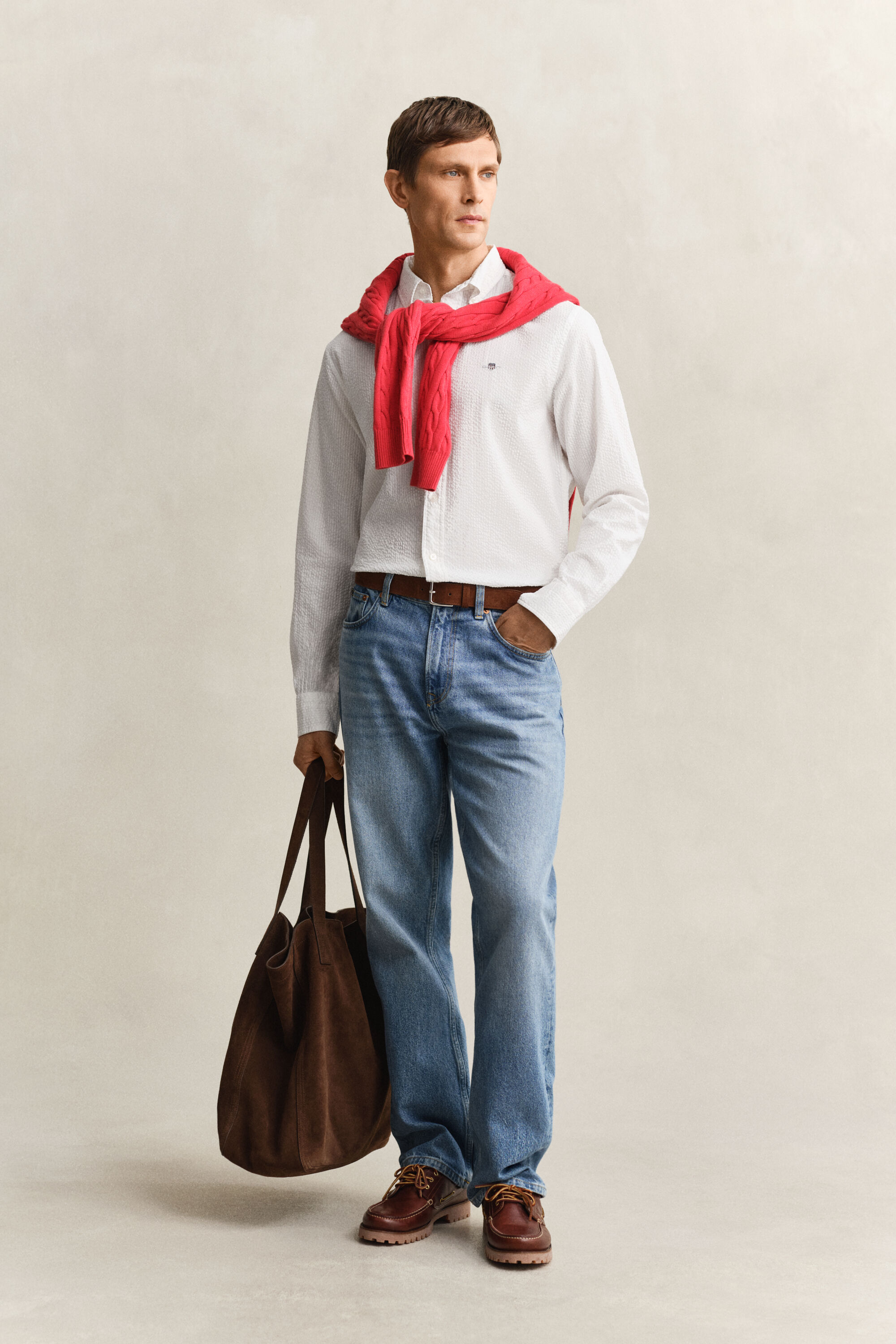 Camicia seersucker regular fit