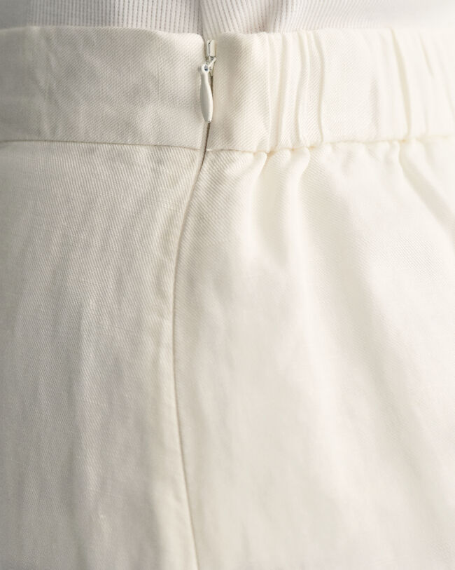 Gonna midi in misto lino