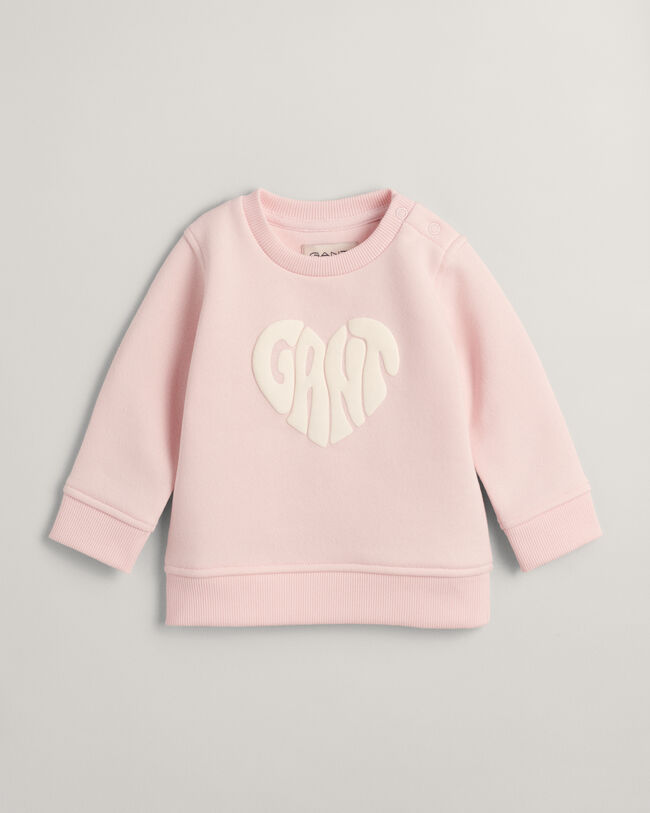 Felpa girocollo Heart Graphic Baby