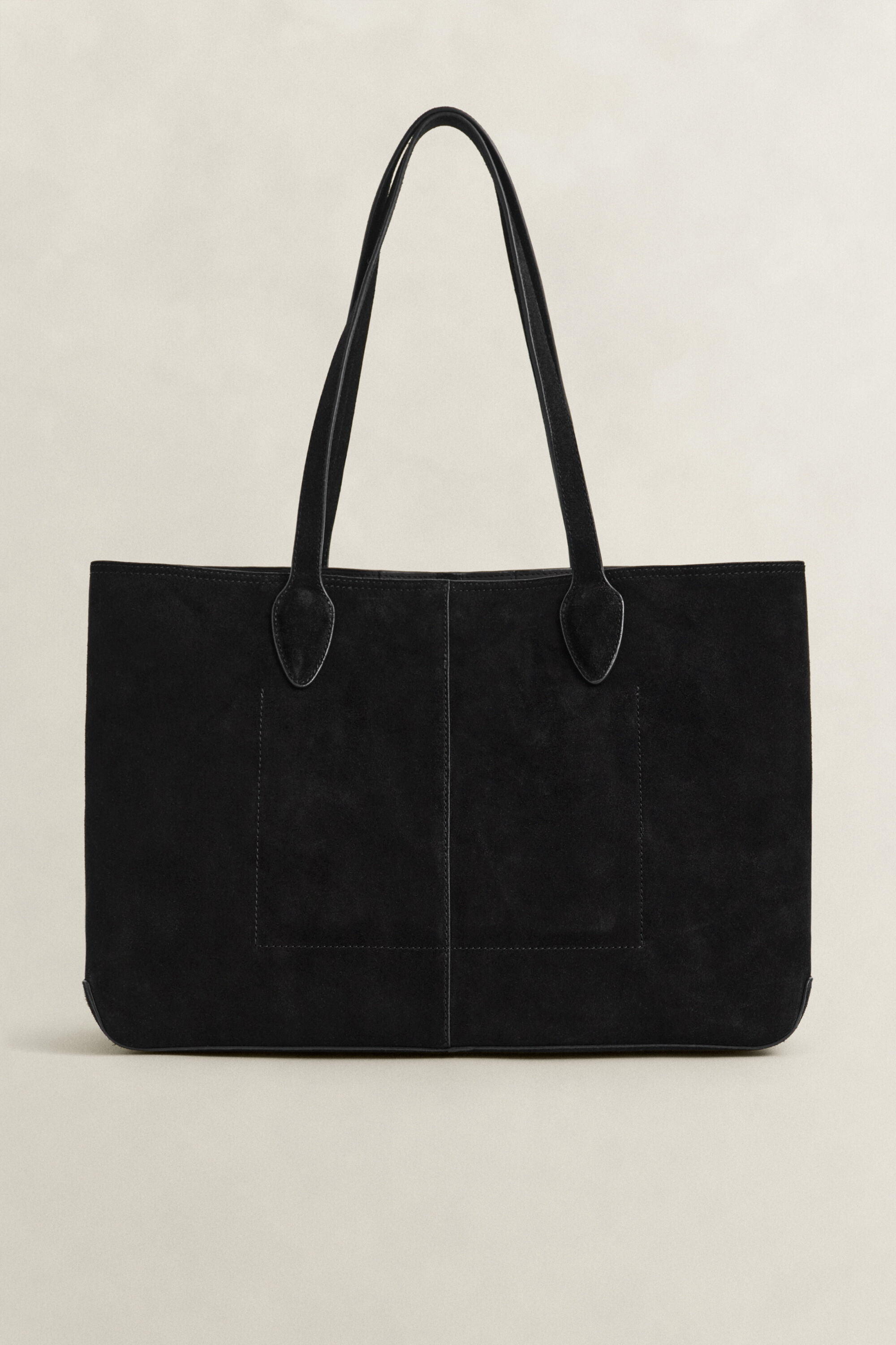 Borsa tote in camoscio