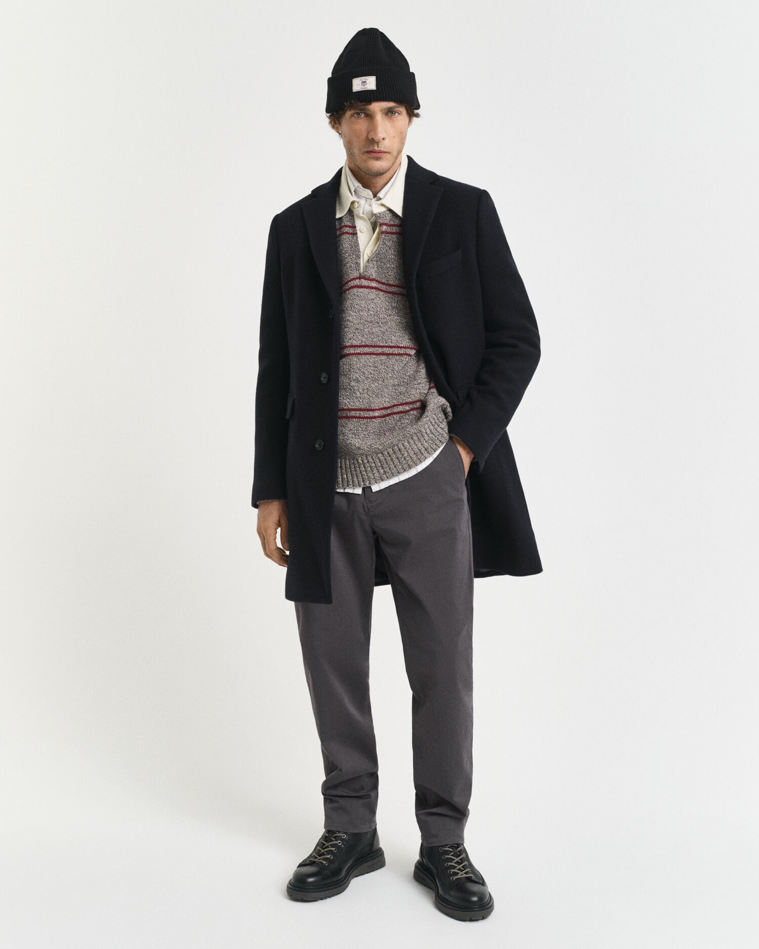 Pantaloni chino in twill regular fit