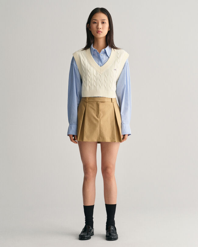 Minigonna plissettata