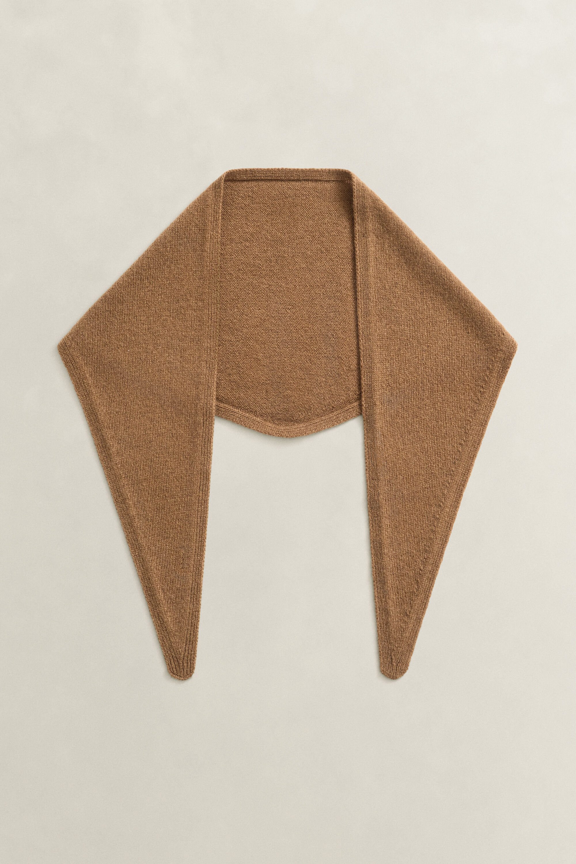 Sciarpa triangolare in lana e cashmere