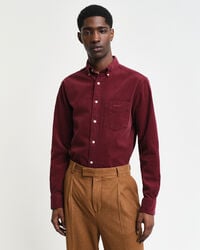 Camicia in velluto a coste regular fit