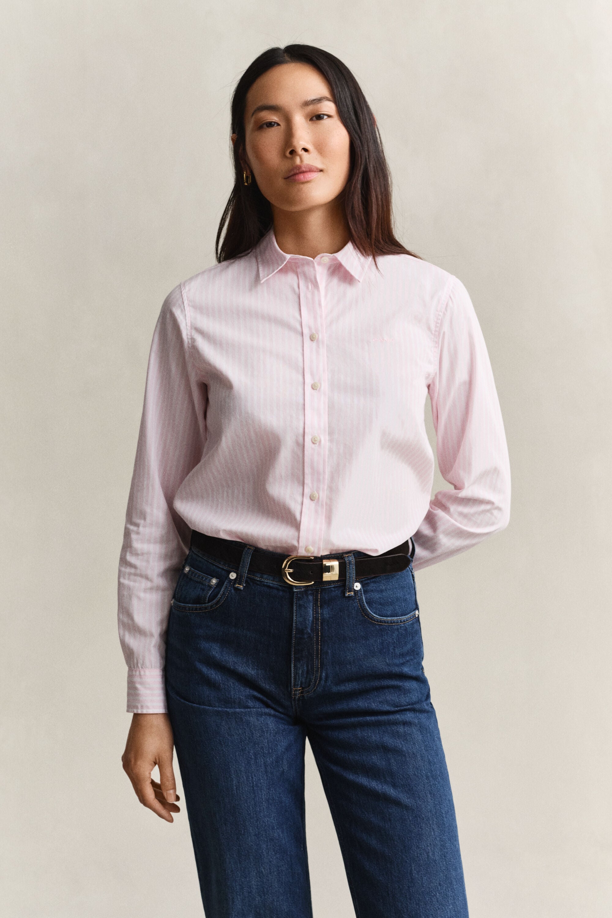 Camicia in popeline a righe Classic regular