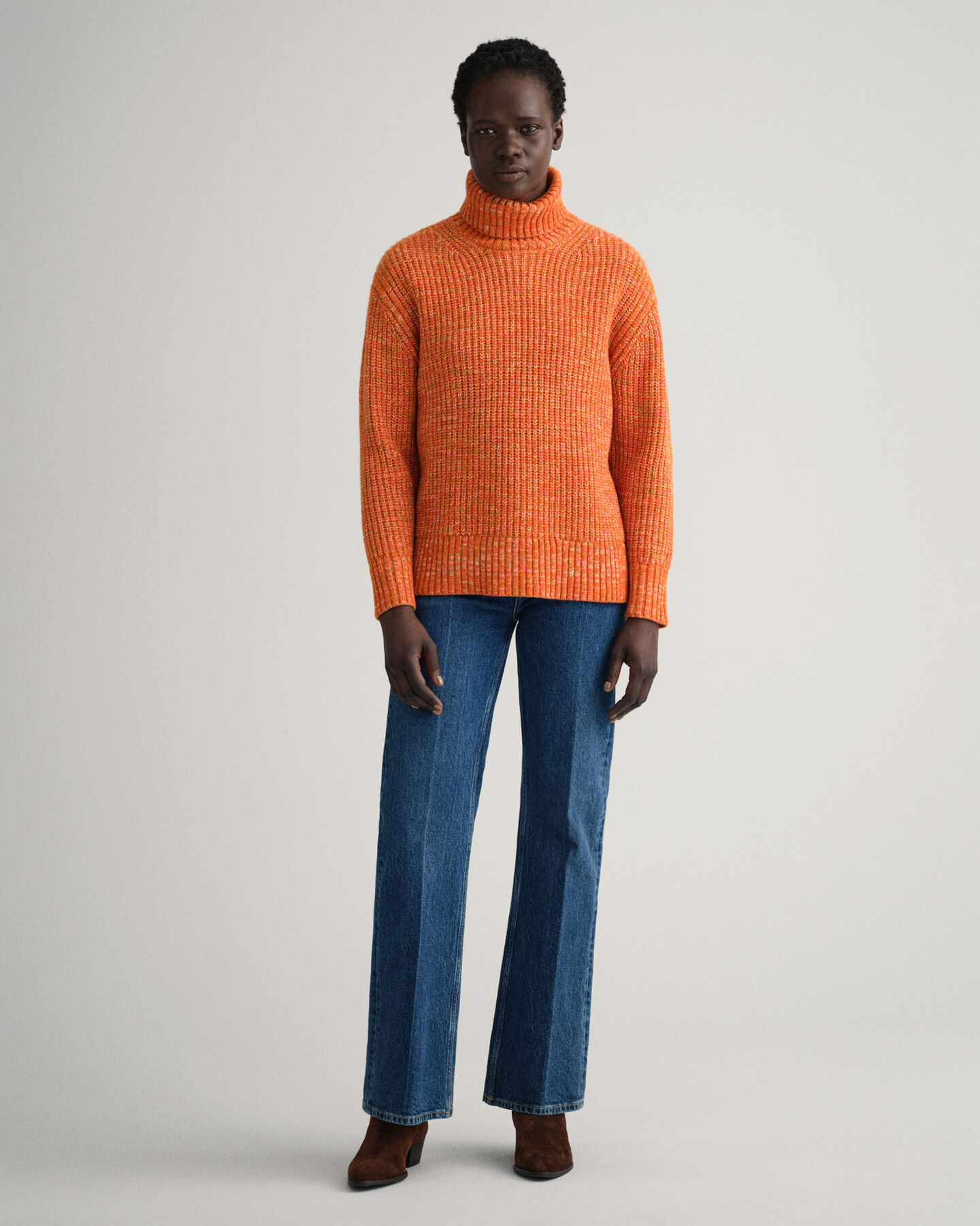 Maglia dolcevita multicolore