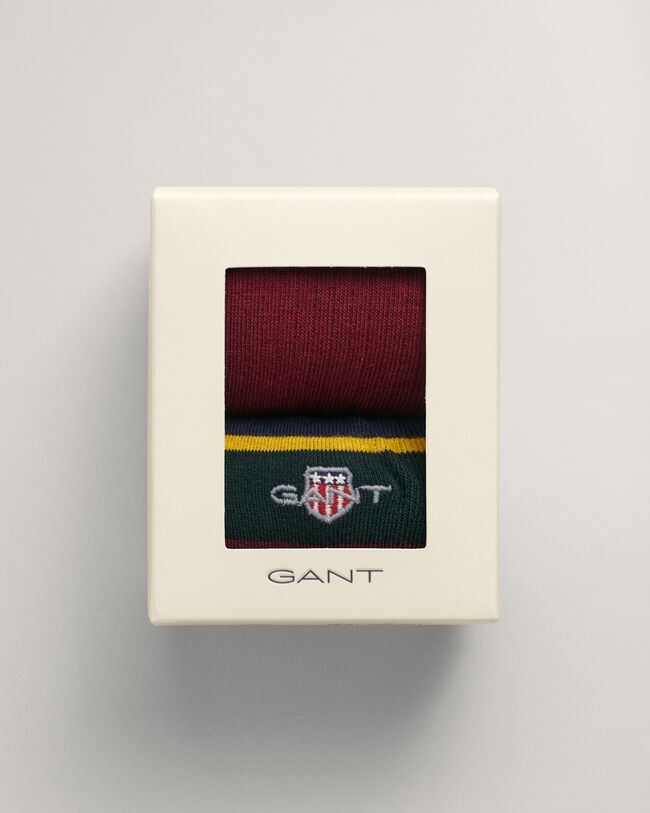 Confezione regalo da 2 paia di calzini a righe