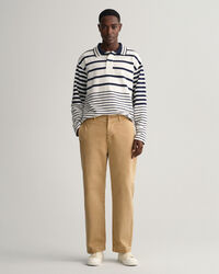 Pantaloni chino in twill straight fit