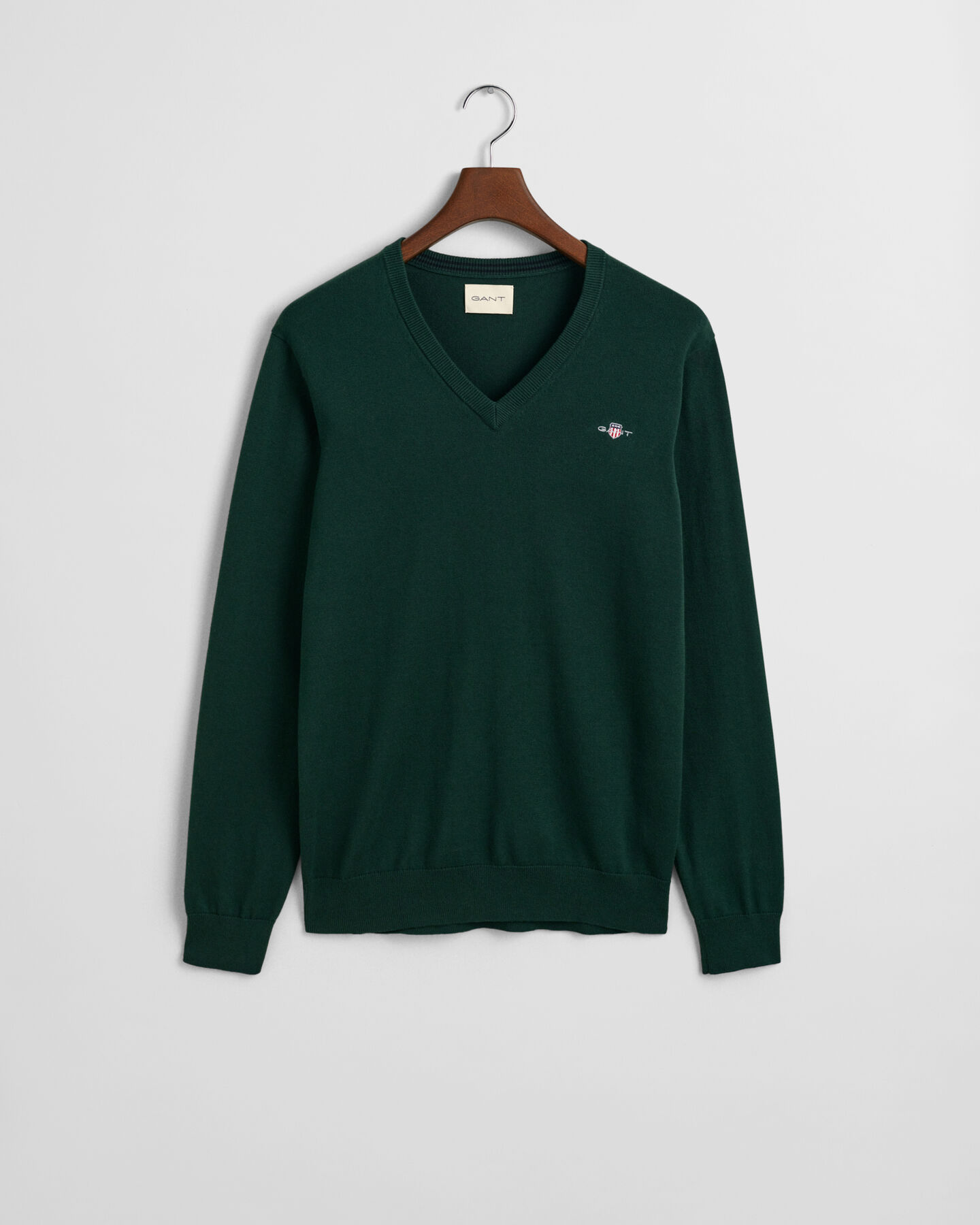 Maglia in cotone con scollo a V classico