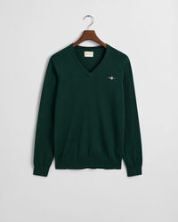 Maglia in cotone con scollo a V classico