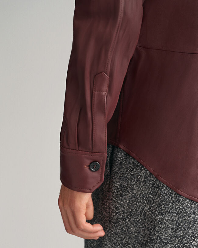 Camicia in pelle