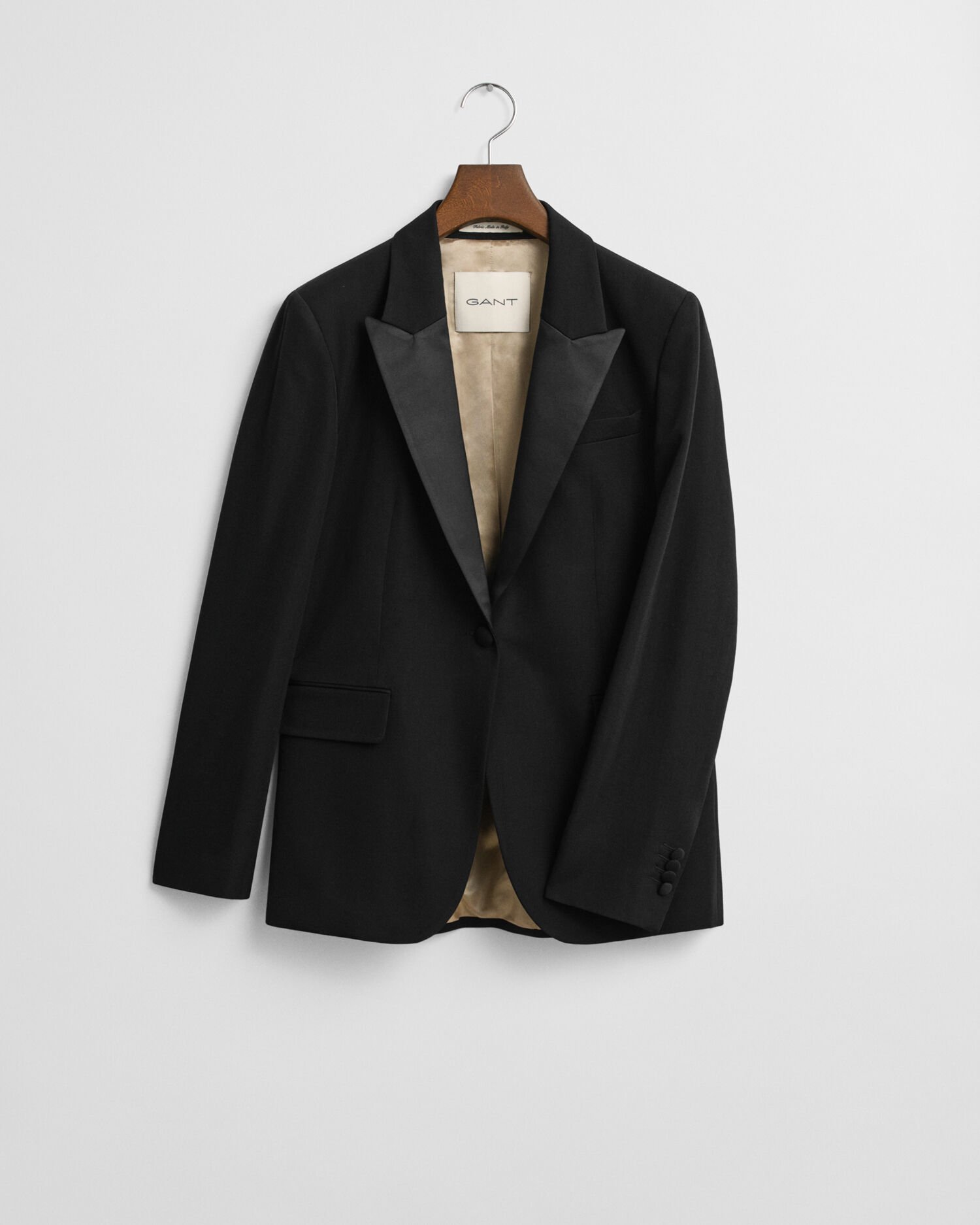 Blazer da smoking in misto lana regular fit