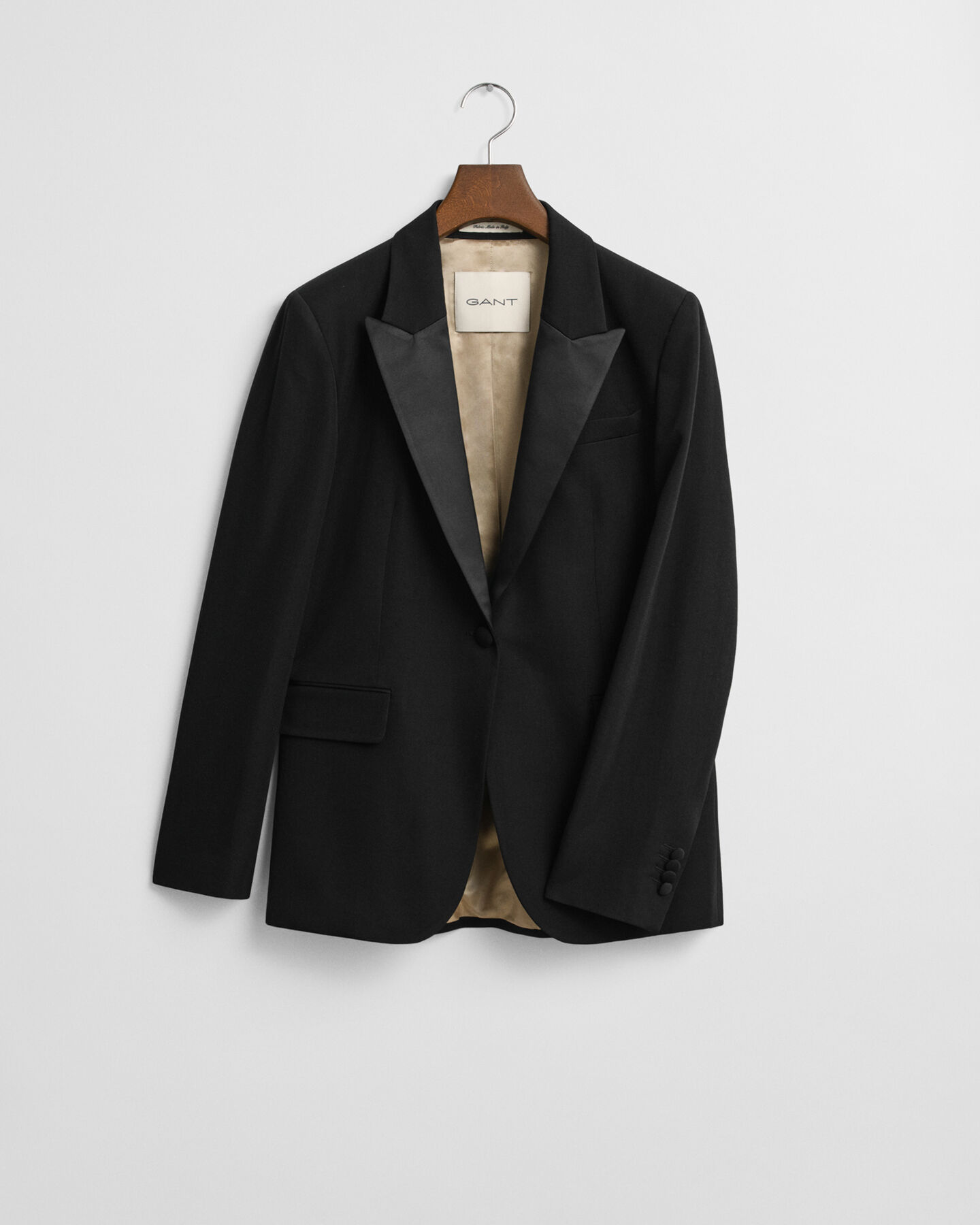 Blazer da smoking in misto lana regular fit