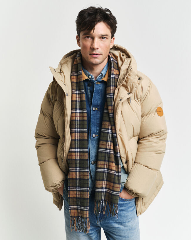 Sciarpa con mix di quadri