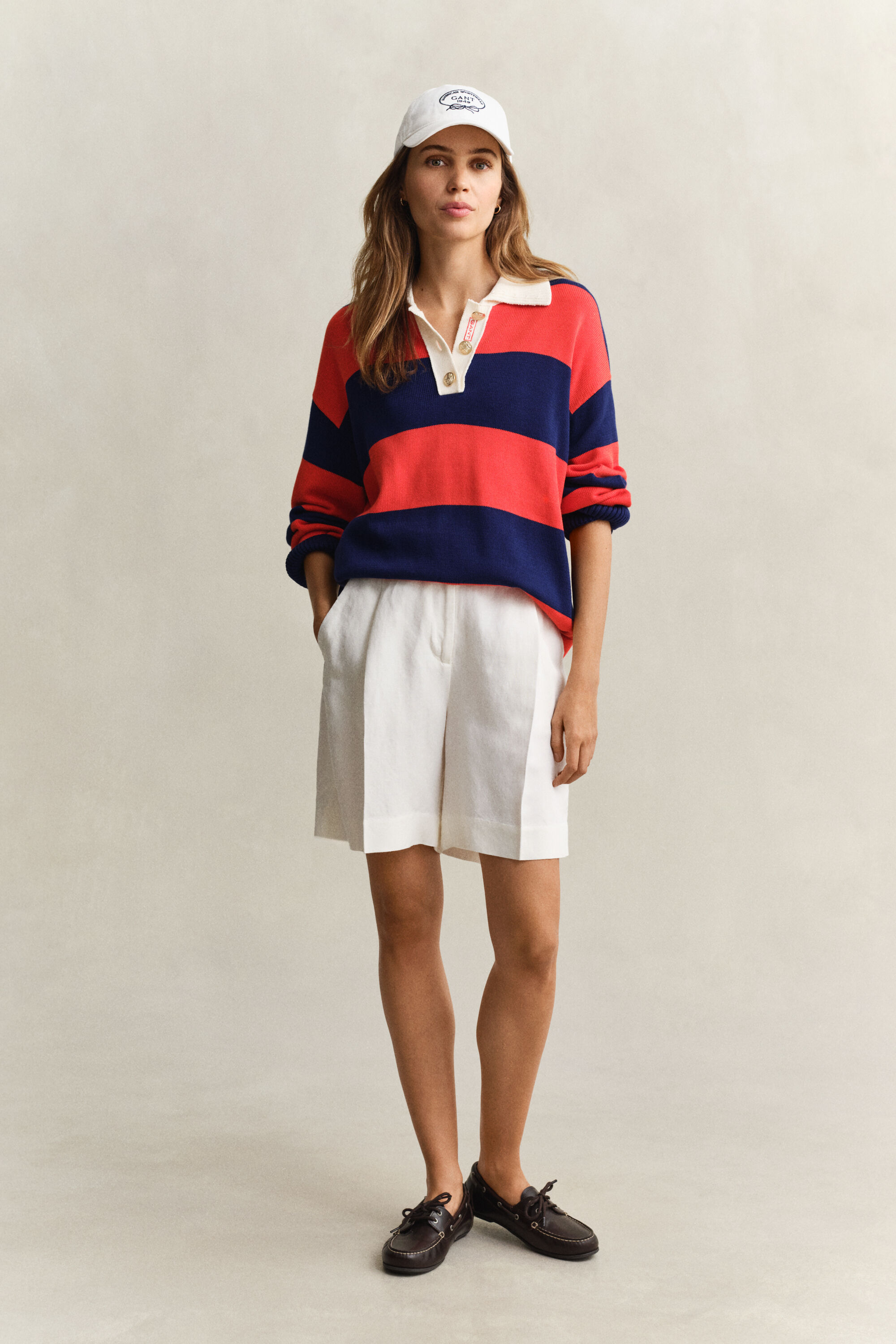 Pantaloncini sartoriali in misto lino