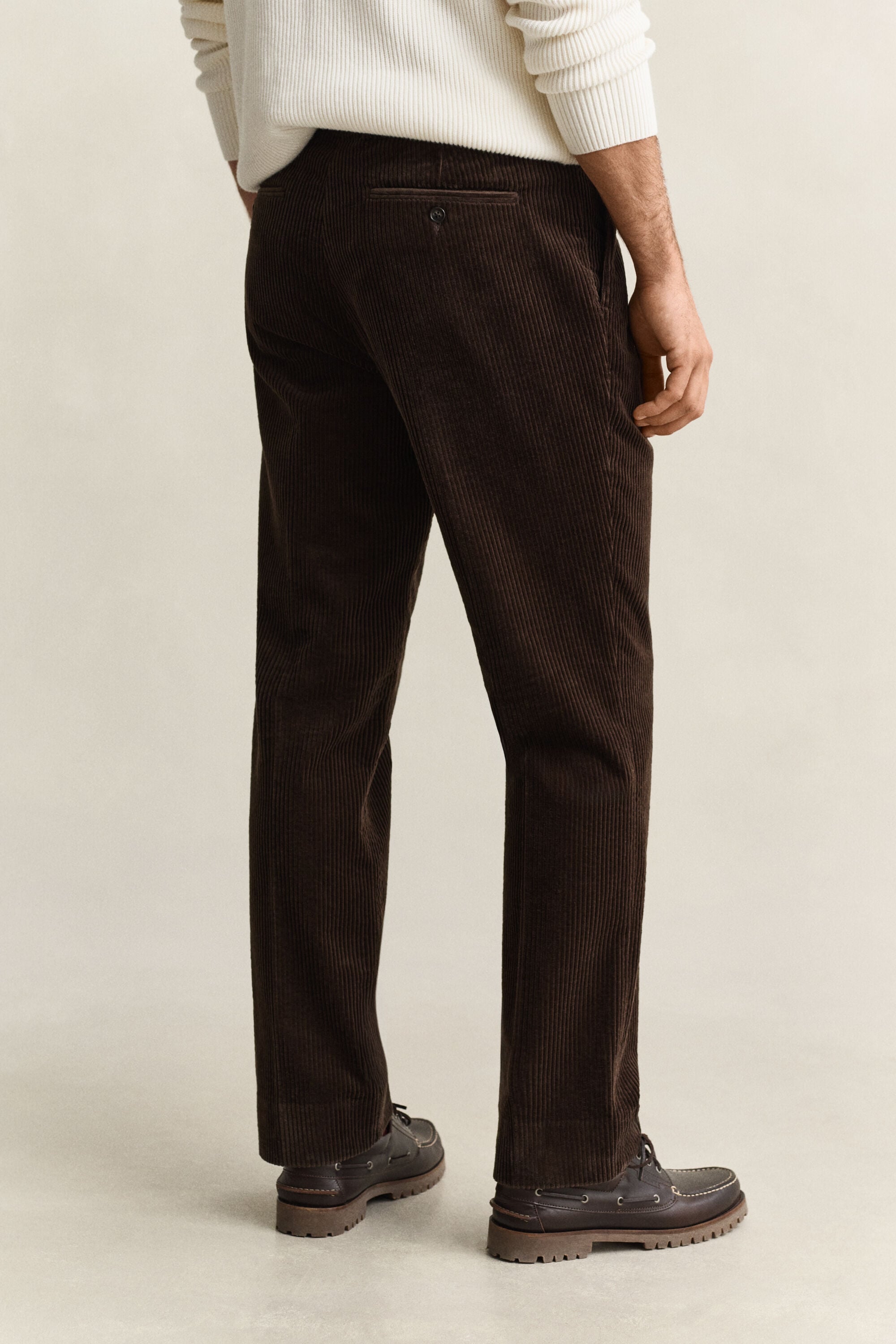 Pantaloni da abito in velluto a coste