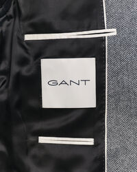 Giacca da abito con motivo a spina di pesce in flanella slim fit