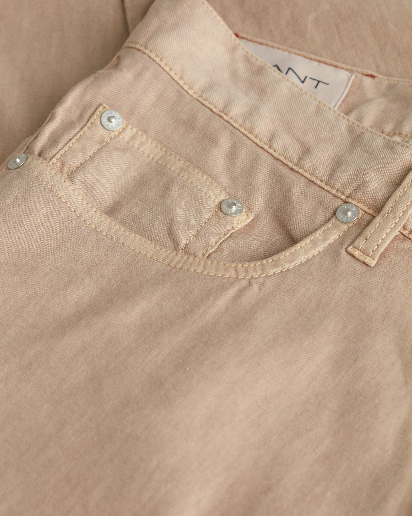 Jeans in lino e cotone slim fit