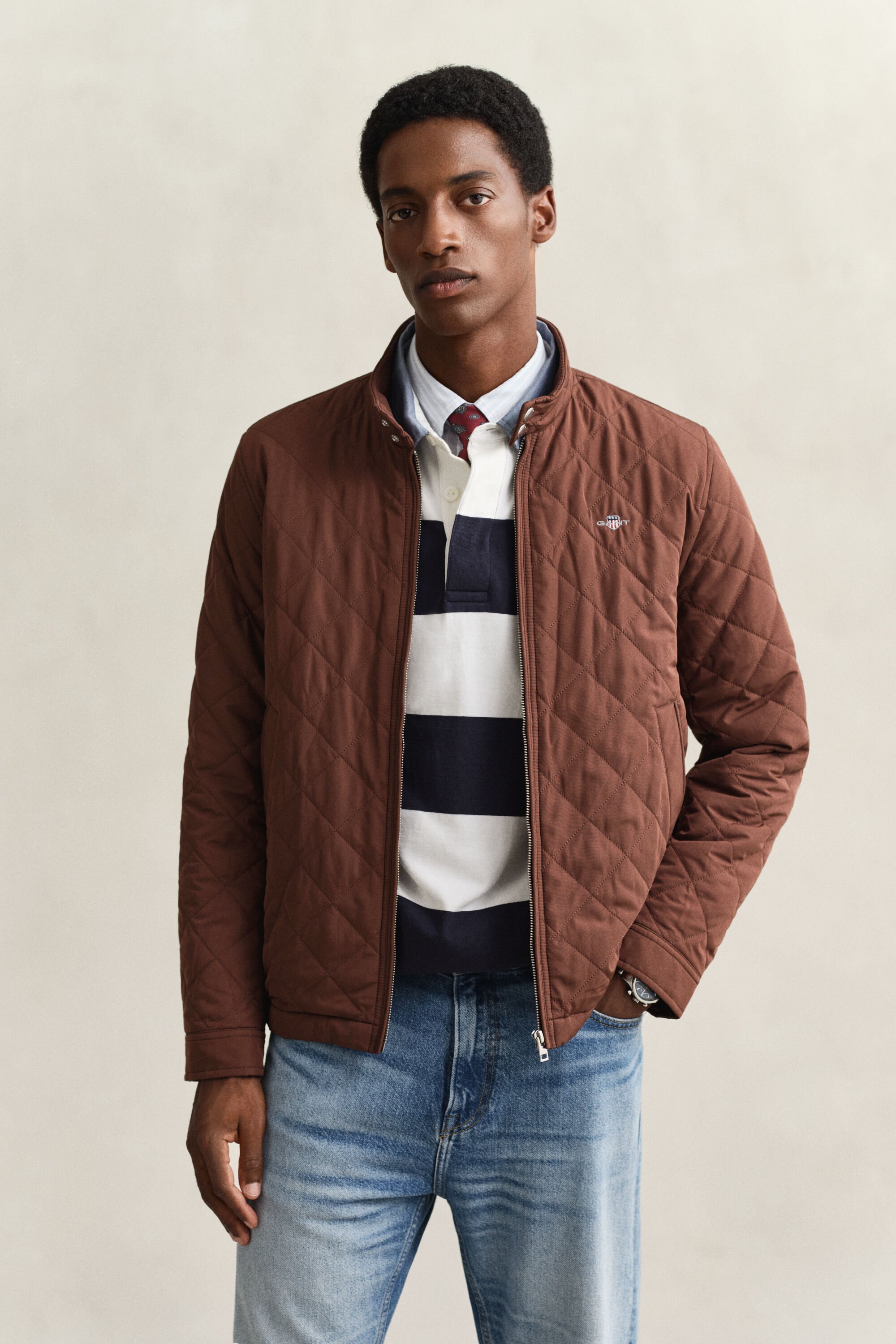 Giacca Windcheater trapuntata