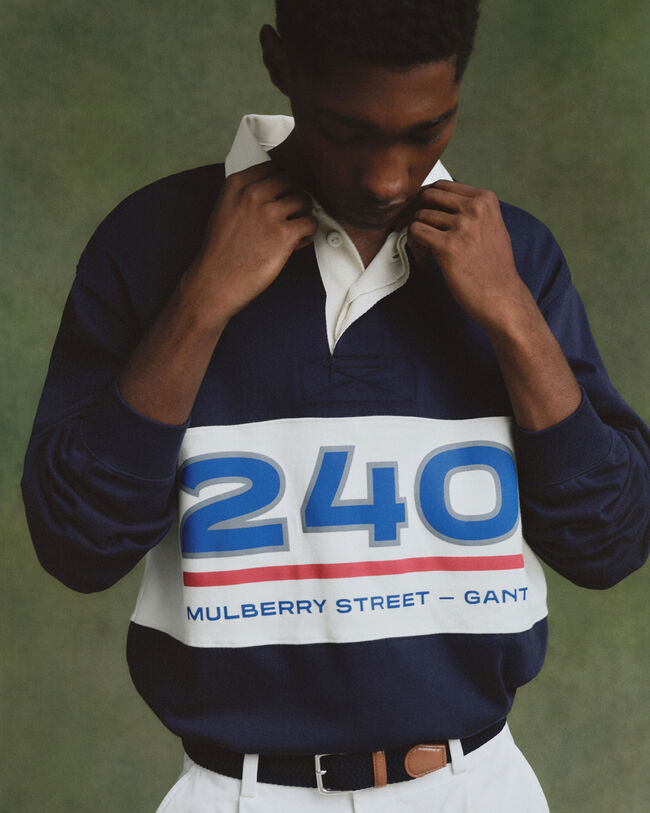 Heavy Rugger colour block con stampa