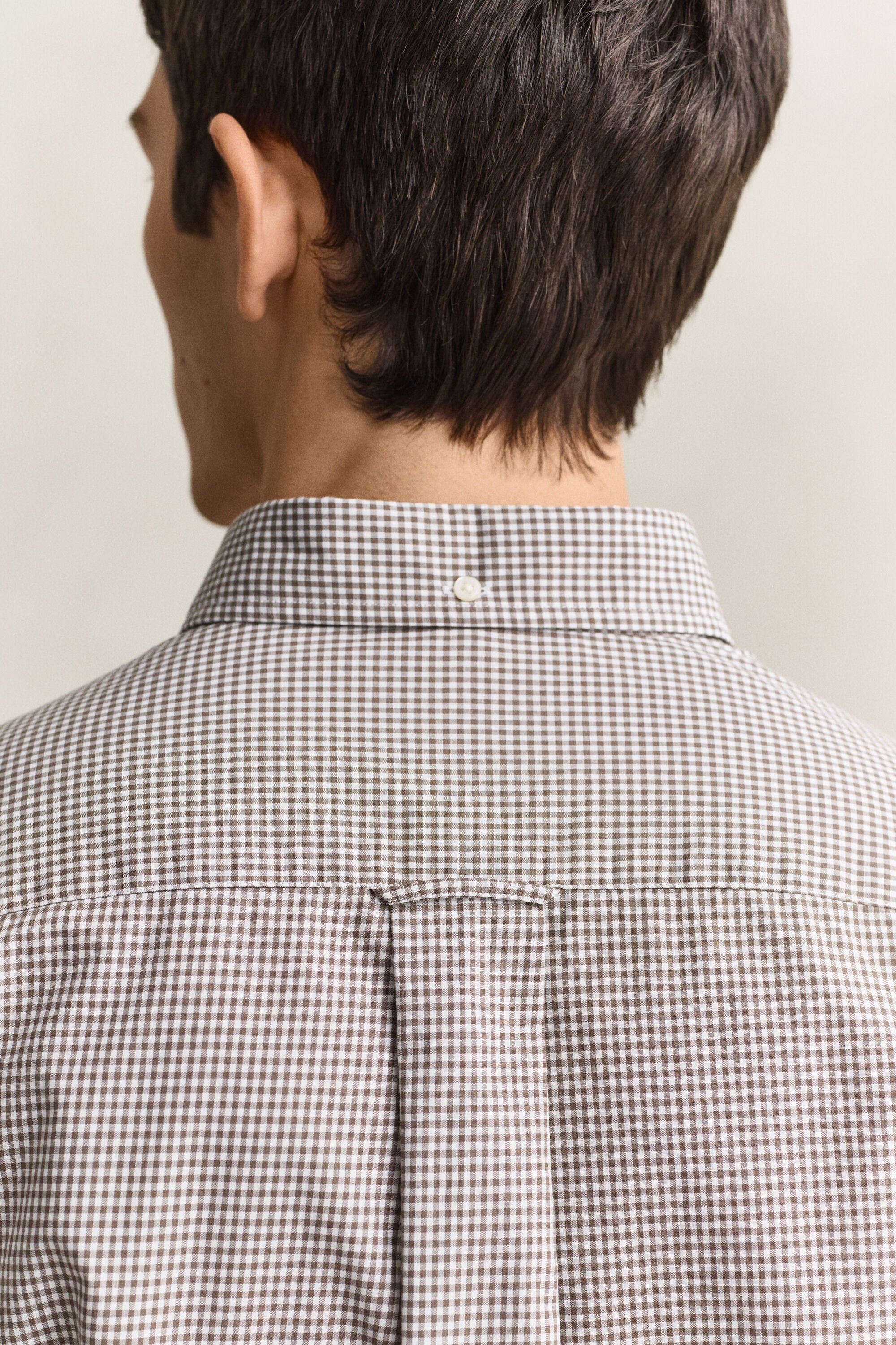 Camicia classica in popeline percalle