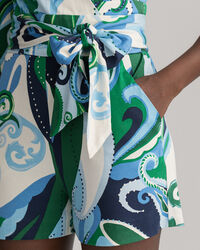 Tuta playsuit corta con motivo cachemire