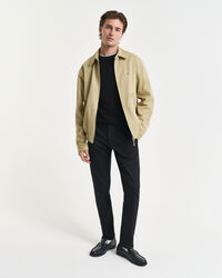 Maglia girocollo in piqué di cotone