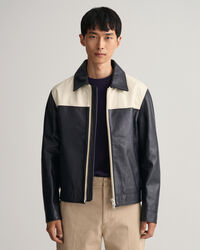 Giacca in pelle corta