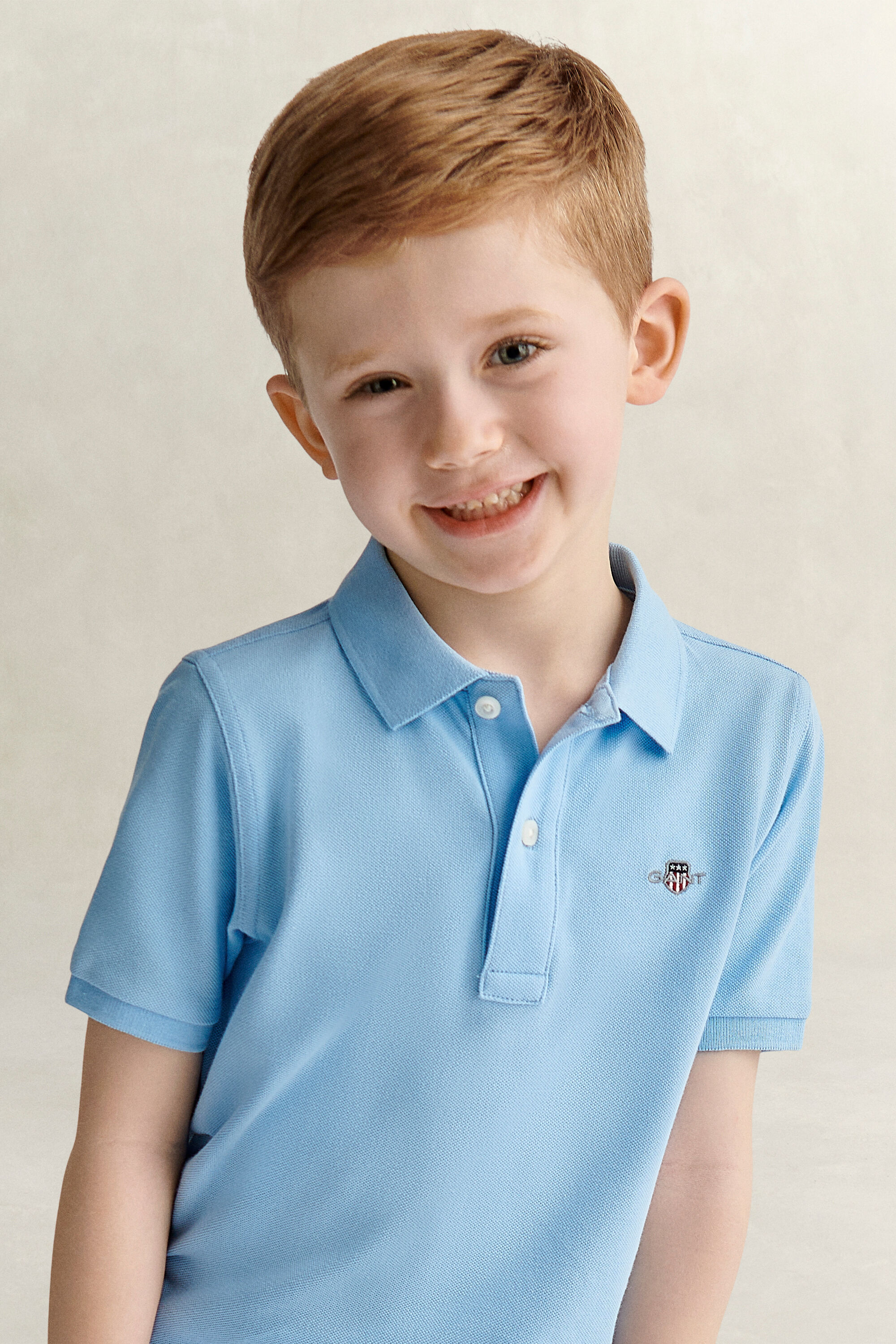 Polo Shield in piqué Kids