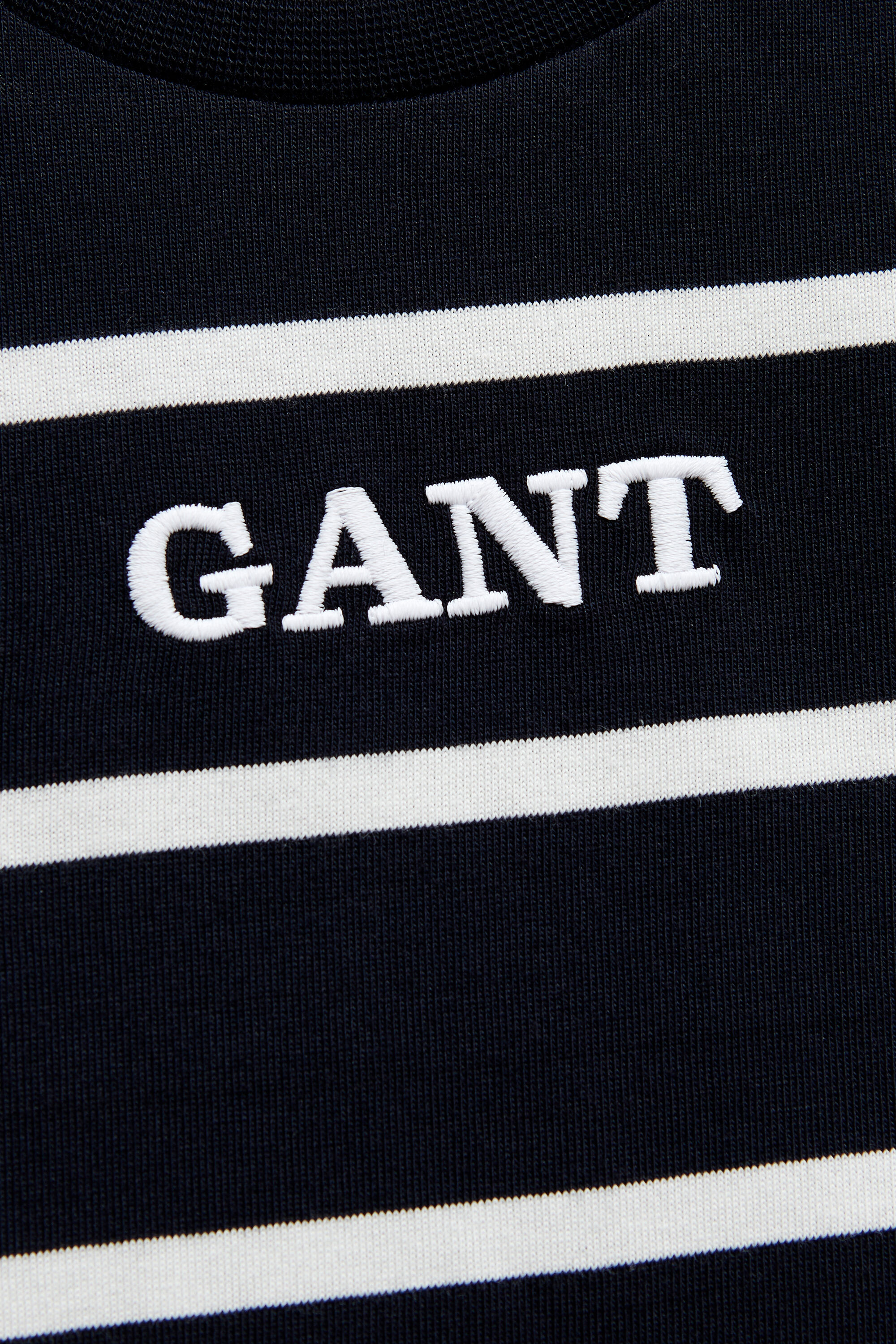 Felpa a righe con stampa Boys