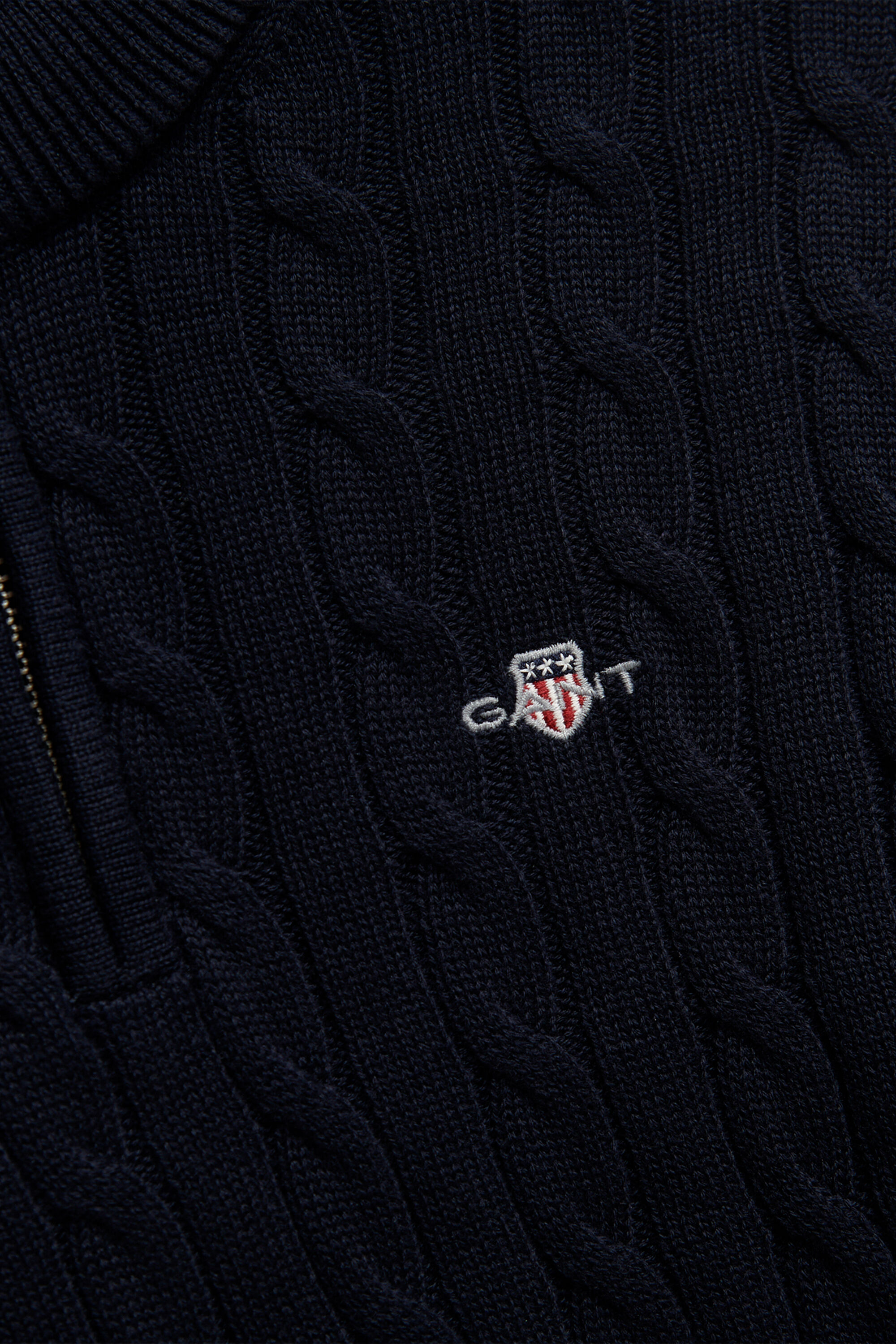 Maglia con zip corta a trecce Shield Teen Boys