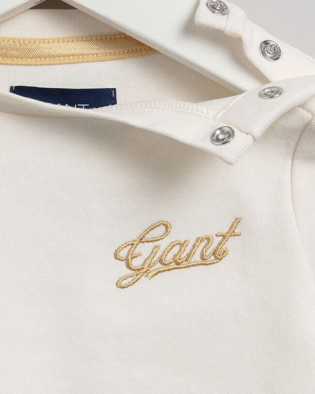 T-shirt Script a maniche lunghe baby girl