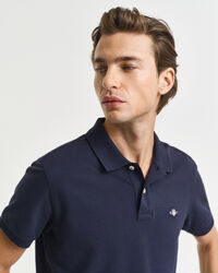 Polo Shield in piqué slim fit